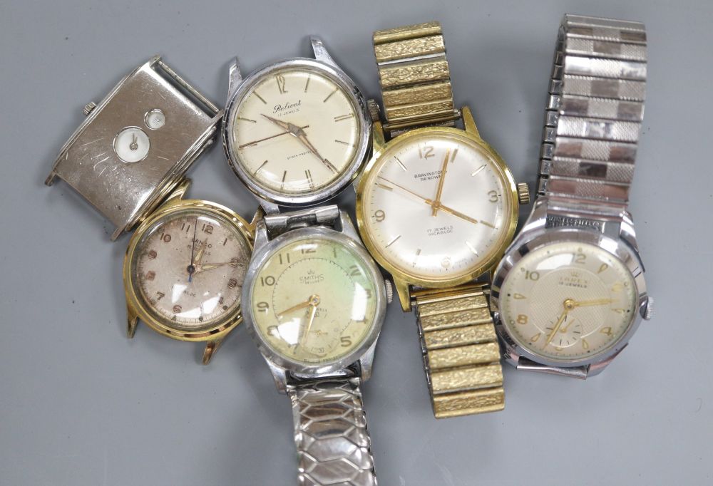 A Larex Smith watch and 4 other watches
